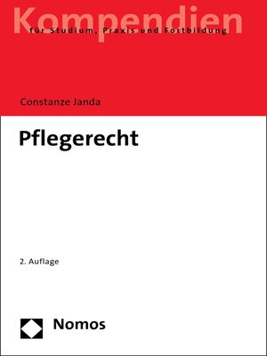 cover image of Pflegerecht